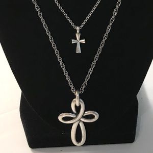 James Avery 18” Cross Pendant